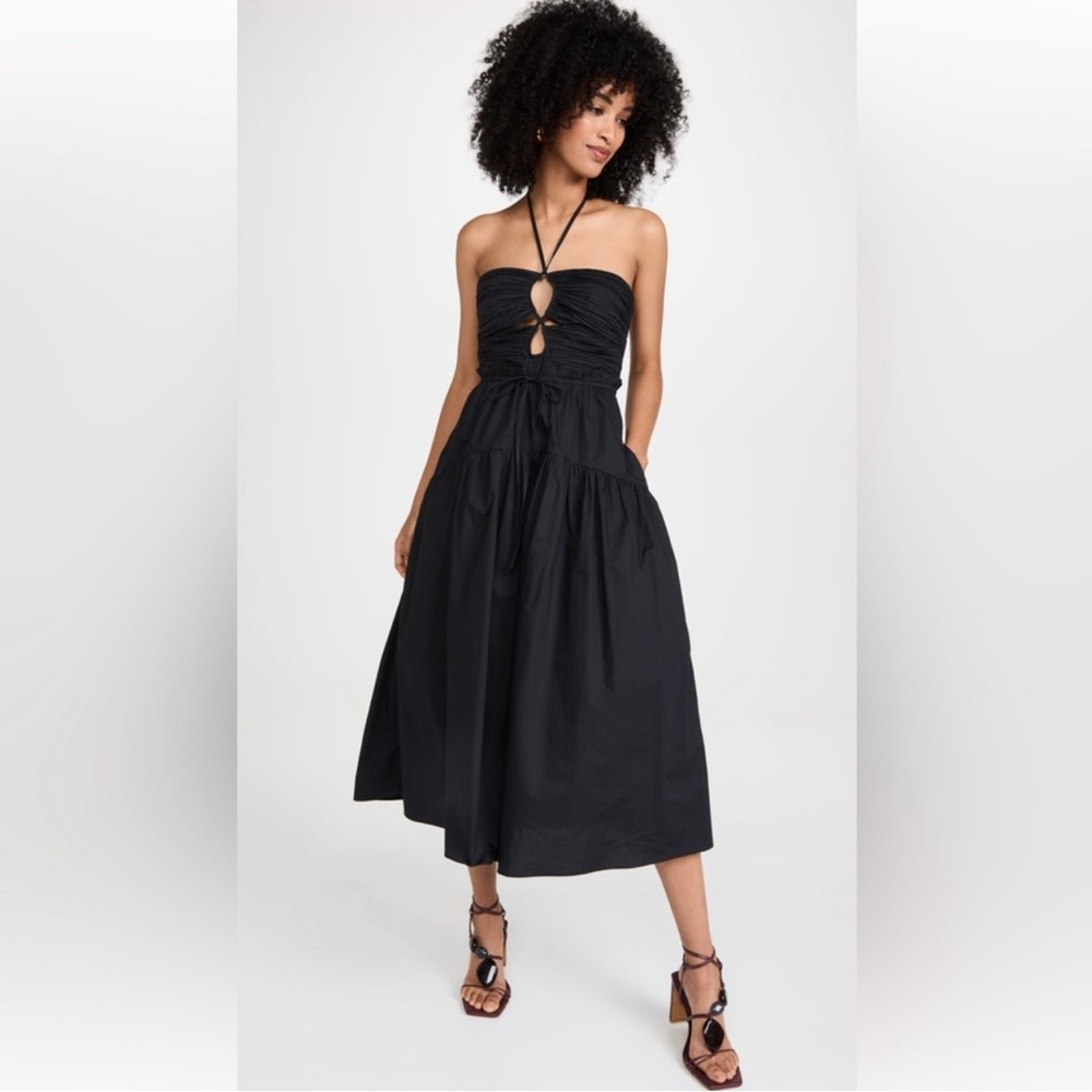 Ulla Johnson Black Ella Strapless Dress from Moda Operandi